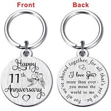 11th year wedding anniversary gifts and