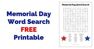 We did not find results for: Memorial Day Word Search Free Printable Worksheet