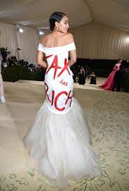 AOC caused a stir with her statement-making Met Gala gown - CNN Style