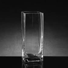 Small Square Glass Vase 4 H X 2 X 2