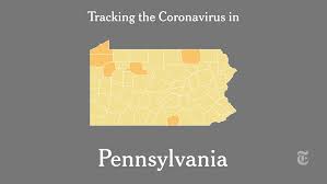 pennsylvania coronavirus map and case