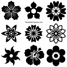 simple flower vector graphics