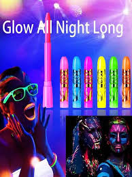 club makeup glow party glow