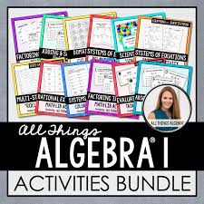 Things algebra 2012 answers ,. Algebra 1 Activities Bundle Single Transferable License All Things Algebra