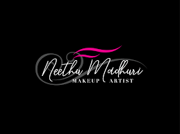 neethu madhuri makeup artist logo by