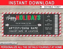 Show Ticket Template Talent Show Ticket Template Blank