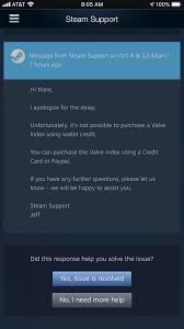 You can purchase steam digital gift cards for any user that you have had on your friends list for at least 3 days. Psa You Can No Longer Buy A Valve Index With Steam Wallet Valveindex
