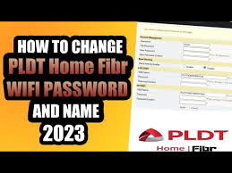 how to change pldt wifi pword you