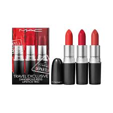 reds lipstick trio
