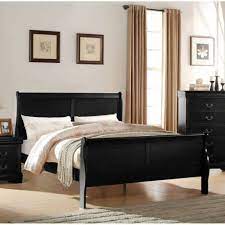 Queen Size Wood Platform Bed Frame With