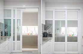 10 Elegant Kitchen Glass Door Designs
