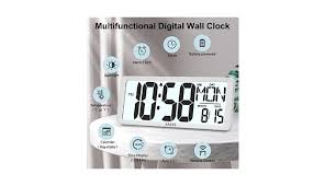 Xrexs Large Digital Wall Clock With