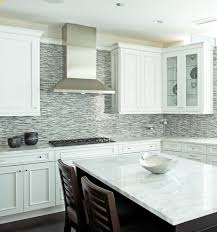 Kitchens Linear Glass Mosaic Tile