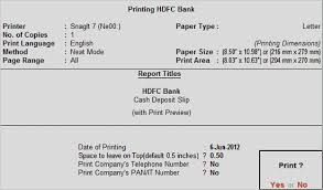 As you are asking for hdfc bank pay in slip format, so on your demand i am providing same for you Cash Deposit Slip