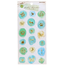 Amazon.co.jp: Melty Scrunchie [Seal Sheet] Sealing Stamp Style Seal/Lucky  Mochi : Office Products
