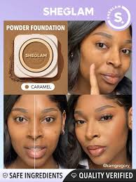 coverage powder foundation caramel