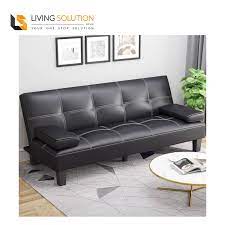 faux pu sofa bed living solution pte ltd