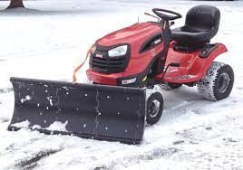 nordic riding mower snow plow