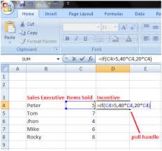 Ms Excel If Function With Calculations
