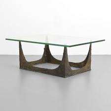 Paul Evans Sculpted Metal Coffee Table