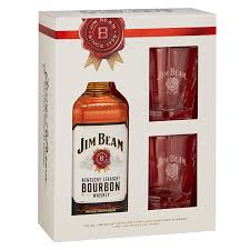 jim beam bourbon gift set 750ml