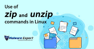 use of zip and unzip command in linux