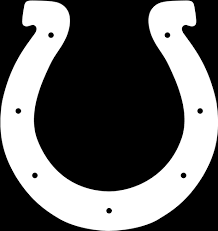 The indianapolis colts logo design resembles a horseshoe which has remained almost the same throughout the years. Download Hd The Official Website Of Indianapolis Colts Logo White Png Transparent Png Image Nicepng Com