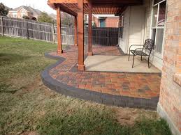 Multicolored Paver Patio Installed