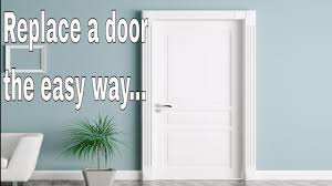 how to replace a door step by step
