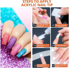 clic french natural nail tips refill