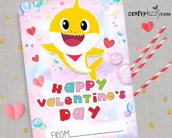 Check spelling or type a new query. Baby Shark Valentines Day Cards For Kids Valentine S Day Baby Shark Craftykizzy