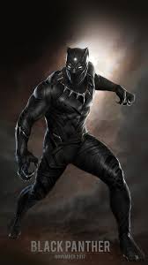 aq76 black panther art hero captain america