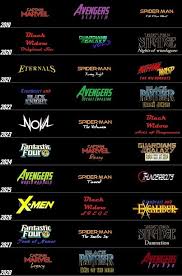 Marvel Cinematic Universe Fanmade Schedule Imagines Films