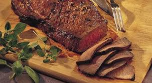 London broil is a beef dish made by broiling marinated beef, then cutting it across the grain into thin strips. How To Cook A London Broil Tablespoon Com