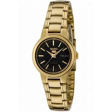 automatic 21 jewel gold plated steel watch