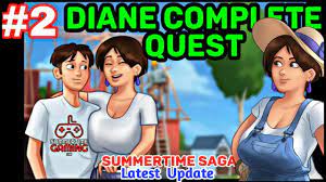 Diane New House & The End | Diane Complete Quest | Summertime saga 0.20.1 |  Full Walkthrough #2 - YouTube