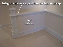 Newel Posts Half Wall Stair Posts