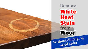 white heat stain from wood furniture
