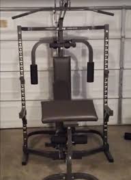 Parabody Bodysmith Squat Rack Hi And Low Pulley Cable Weight