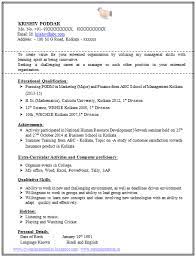 · an mba resume example, created with our very own resume builder: 100 Resume Format For Experienced Sample Template Of A Fresher Mba And Bsc Student Professio Resume Format Download Latest Resume Format Job Resume Template