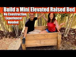 How To Build A Mini Elevated Raised Bed