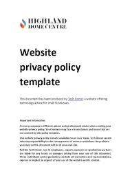 50 best privacy policy templates with