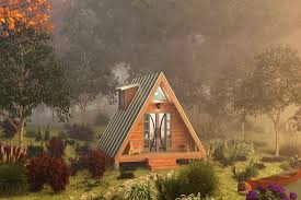 A Frame House Tiny House Cabin