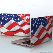 Waving American Flag Usa National Flag Laptops Apple Macbook Air 11 Decal Skin Wrap Sticker Flags Countries