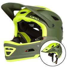 Giro Downhill Mtb Helmet Switchblade Mips Matte Citron Olive