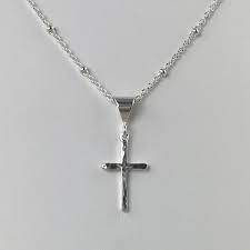 Silver Cross Pendant Small
