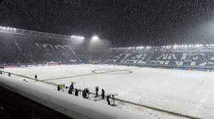 Atalanta Bergamo gegen FC Villarreal wegen anhaltender Schneefälle abgesagt  und auf Donnerstag verlegt - Eurosport