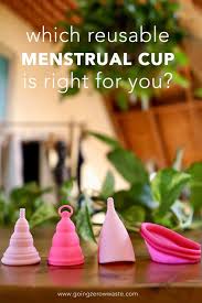 how to use a menstrual cup going zero