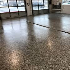 decorative flake epoxy floor system for