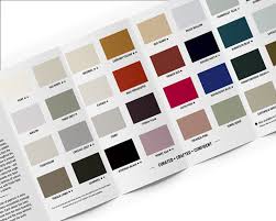 wall paint and satin paint colour card